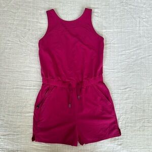 All In Motion sports romper with criss-cross back. Girls size Small (6/6X)